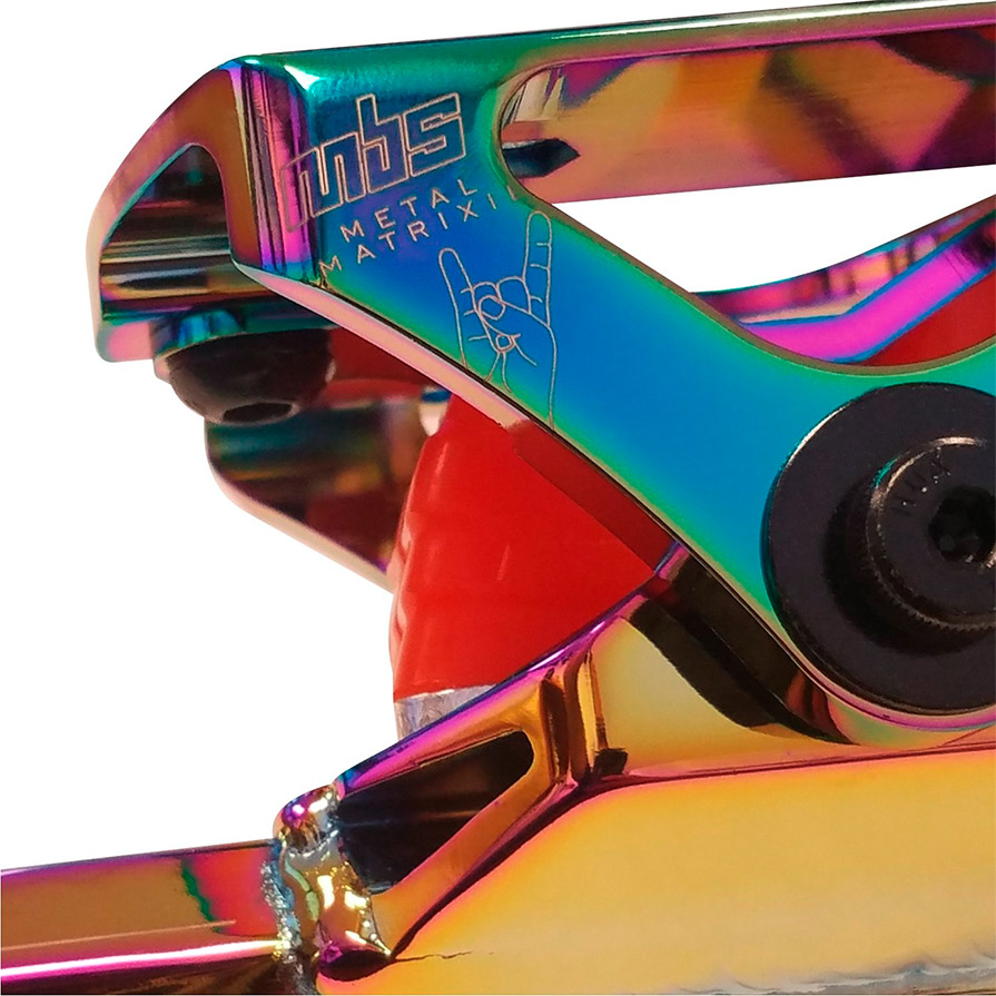 MBS Matrix II Metal Oil Slick Mountainboard Truck