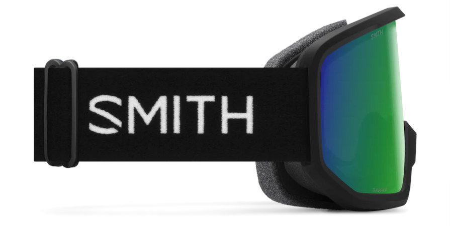 Smith Transfer Black Green SolX Snow Goggles