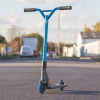 District - Custom DK150i Scooter in Grey and Blue