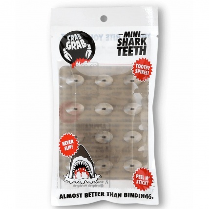 Mini Shark Teeth Snowboard Traction Stomp Pad Clear