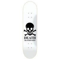 Death - Black Skull Logo Skateboard Deck