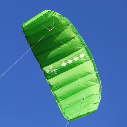 HQ4 Fluxx Trainer Kite 1.8m Green Flying
