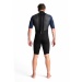 C-Skins Mens Element 3:2 Shorti Black Slate Cyan Wetsuit