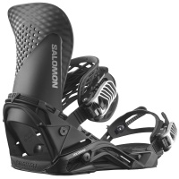 Salomon - Hologram Black Snowboard Bindings 2025