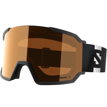 Salomon S/View 3 Access Black Tonic Orange Ski Snowboard Goggles