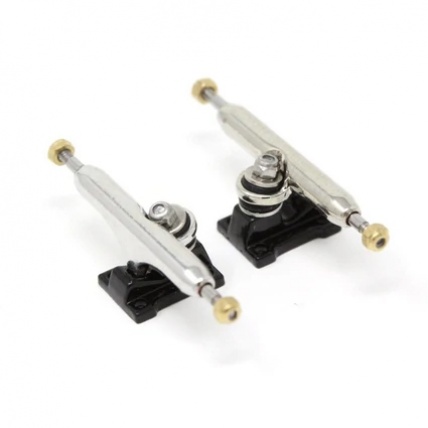 Skull Fingerboards Pro Trucks Chrome Black