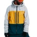 Burton AK Swash Grey Golden Emerald Goretex 2L Mens Snow Jacket