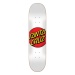 Santa Cruz Classic Dot 8.0 White Skateboard Deck
