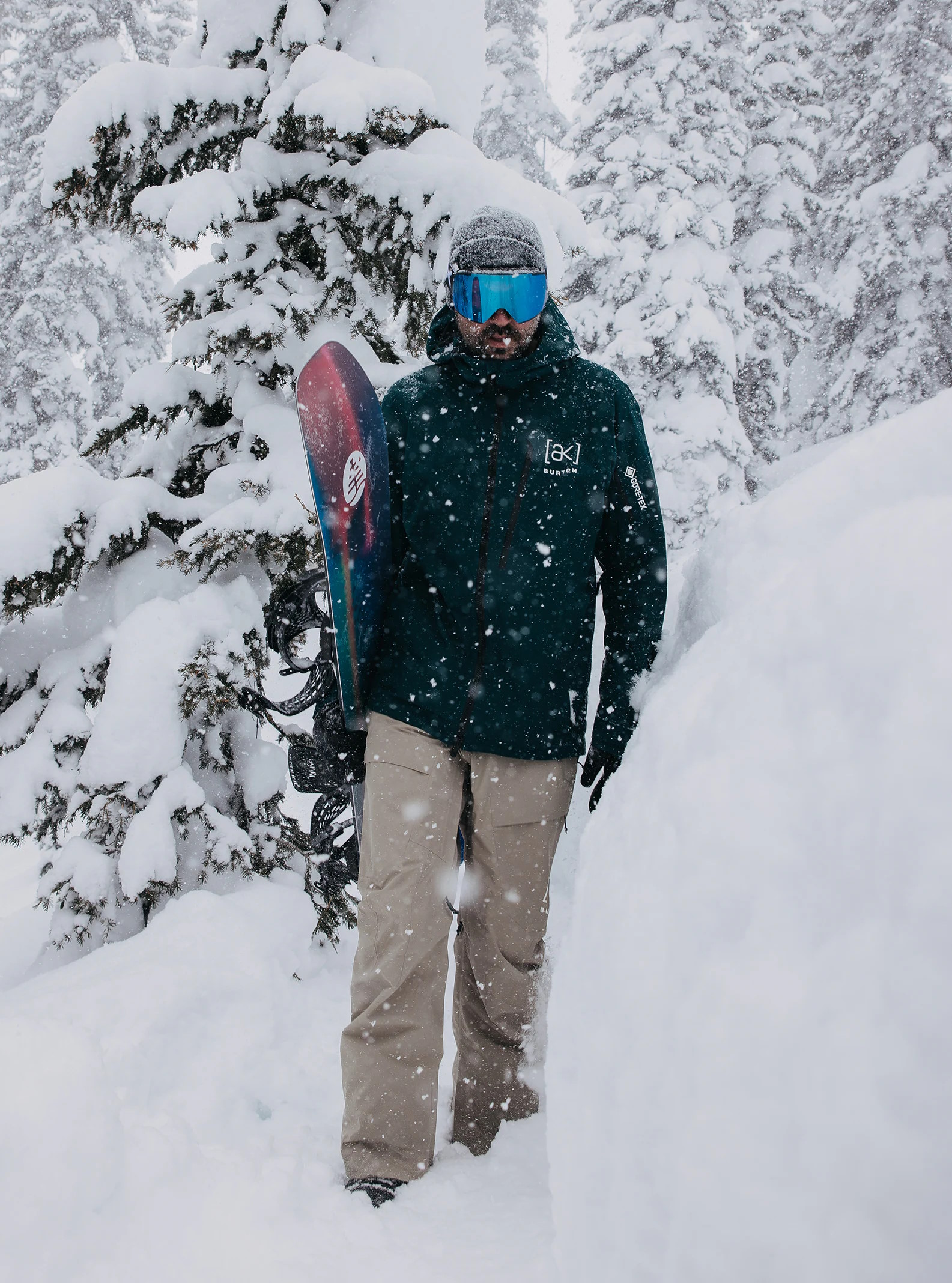 Burton AK Cyclic GORE-TEX Deep Emerald Snowboard Jacket - ATBShop