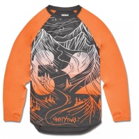 Thirty Two - Ridelite Orange Long Sleeve Baselayer Shirt