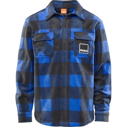 Rest Stop Shirt Fleece Blue Grey