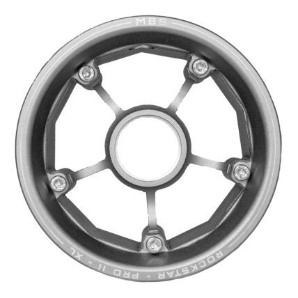 MBS Rockstar Pro II XL Aluminium Hub Platinum