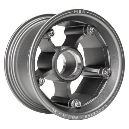 MBS Rockstar Pro II XL Aluminium Hub Platinum
