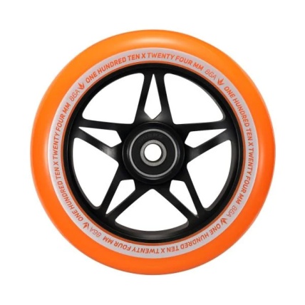 S3 110mm Orange Black Scooter Wheel