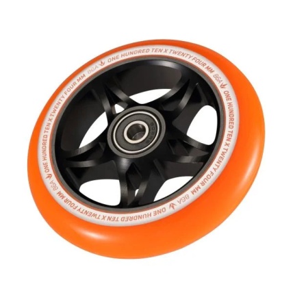 S3 110mm Orange Black Scooter Wheel