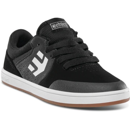 Marana Kids Black Gum White Skate Shoes