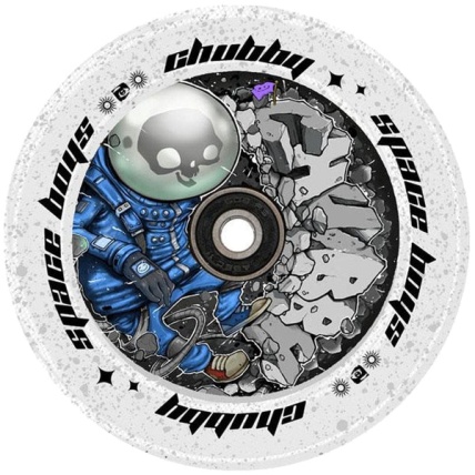 Chubby Spaceboy Astronaught Glitter 110mm Scooter Wheel