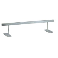 Blackriver - Fingerboard Iron Rail Square High Silver