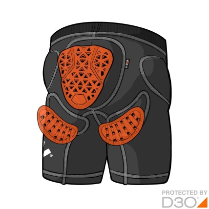 Xion Freeride Shorts EVO Mens Protective Shorts