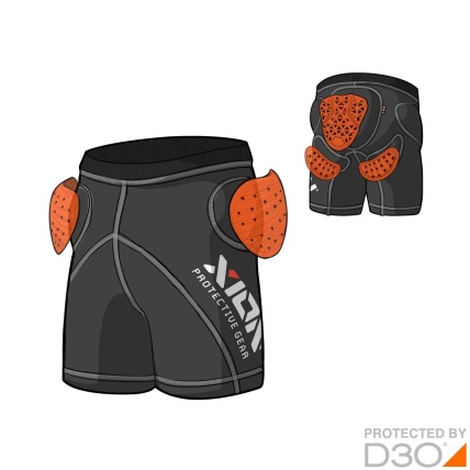 Xion Freeride Shorts EVO Mens Protective Shorts
