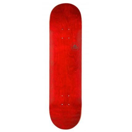 Sushi Pagoda Stamp Skate Deck red