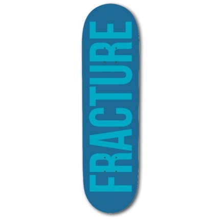 Fracture Deck Fade Teal 8.25