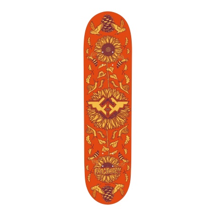 Fracture Skateboard Deck Adswarm 2 the golden ratio 8.0