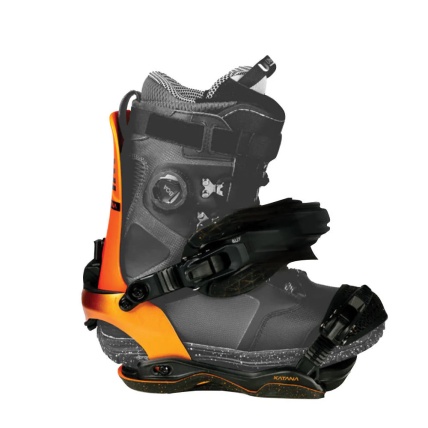 Rome Katana AW FASE Team Orange Fast Entry Snowboard Bindings