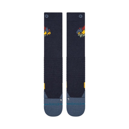 Stance Peaks Navy Mid Merino Blend Snow Socks