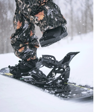 XA Supermatic Black Unisex Step In Snowboard Bindings