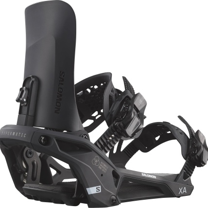 XA Supermatic Black Unisex Step In Snowboard Bindings