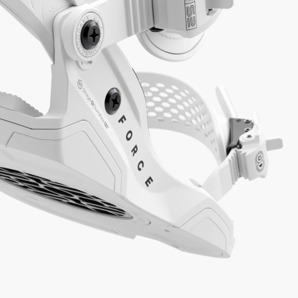 Force White 20 Year Snowboard Bindings