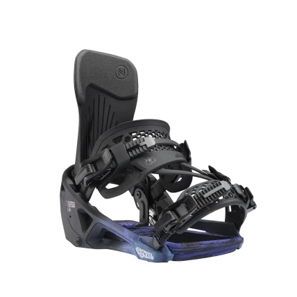 Nidecker LT Supermatic Bio Black Unisex Step In Snowboard Bindings