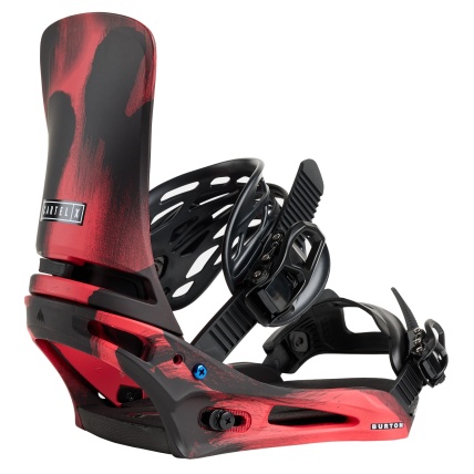 Burton Cartel X Re:Flex Red Black Mens Snowboard Binding