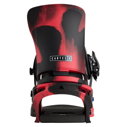 Burton Cartel X Re:Flex Red Black Mens Snowboard Binding