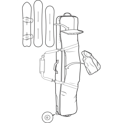 Burton Wheelie Gig Snowboard Bag
