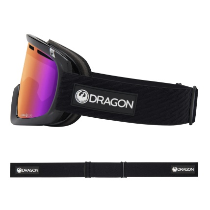 Dragon D1 OTG Icon Purple LumaLens Purple Ion + Spare Snow Goggles