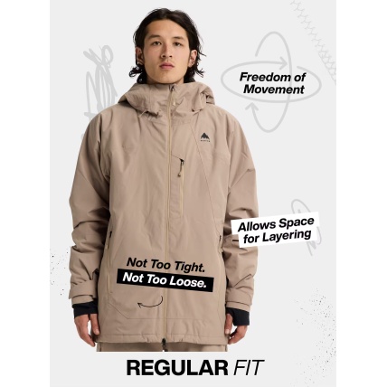 Burton Reserve 2L 3-in-1 Mens Jacket Forest Moss