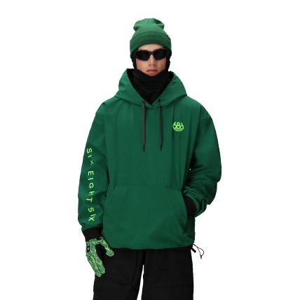 686 Waterproof Mens Emerald Green Team Hoody Jacket