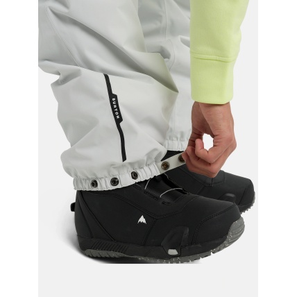 Burton Reserve 2L Mens Relaxed Pants Gray Cloud