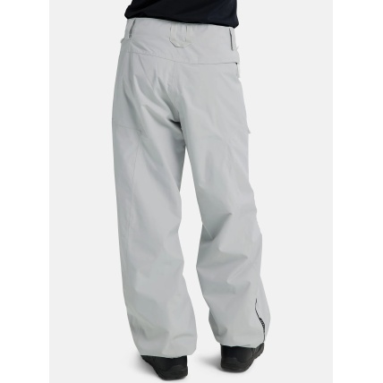 Burton Reserve 2L Womens Relaxed Pants Gray Cloud