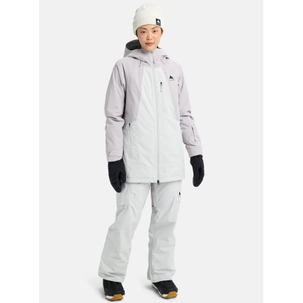 Burton Reserve 2L Womens Ins Jacket Washed Lavender Gray Cloud