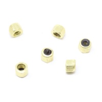 Skull - Fingerboard Trucks Lock Nuts Brass 6 Pack
