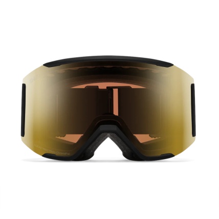 Smith Squad Mag Black ChromaPop Photo Gold Snow Goggles