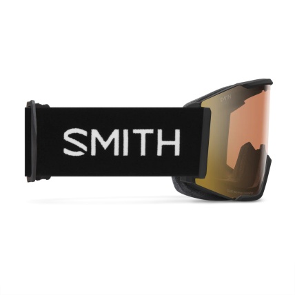 Smith Squad Mag Black ChromaPop Photo Gold Snow Goggles