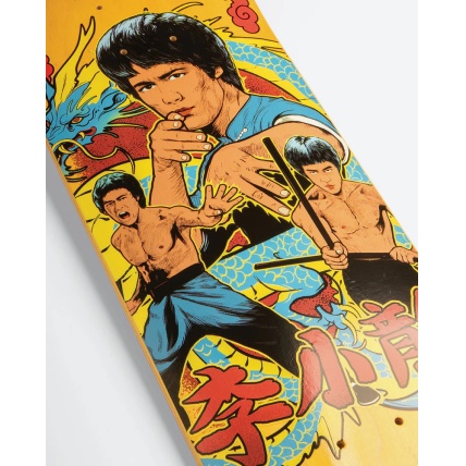 DGK x Bruce Lee Fury Yellow 8.1 Skateboard Deck