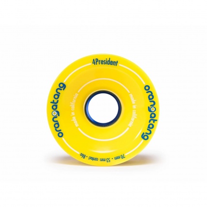 Orangatang 4President 70mm Wheels 86a Yellow