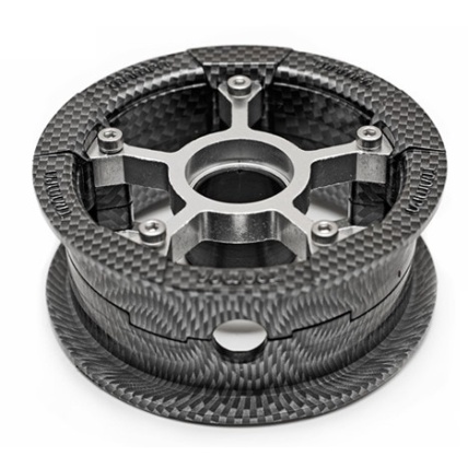 Trampa Superstar Carbon Print Hubs Gunmetal Spokes