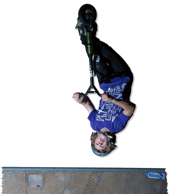 Dirt Scooter Skatepark Flair Dirt Scooter Skatepark Flair